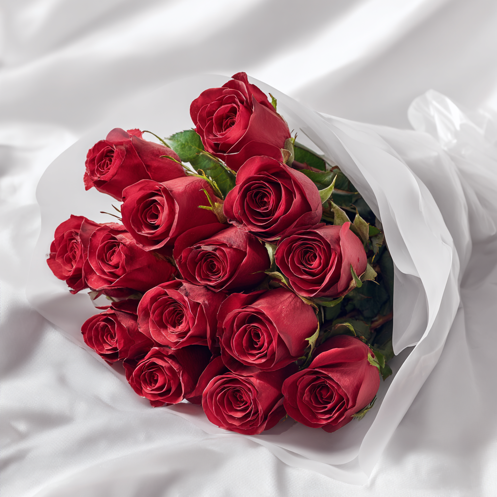 ROSA PASSIONE : 12 Rose rosse